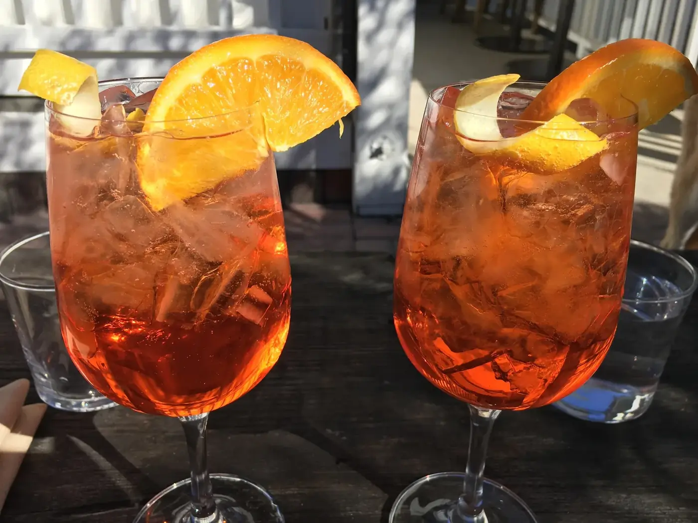 Two spritz for aperitivo