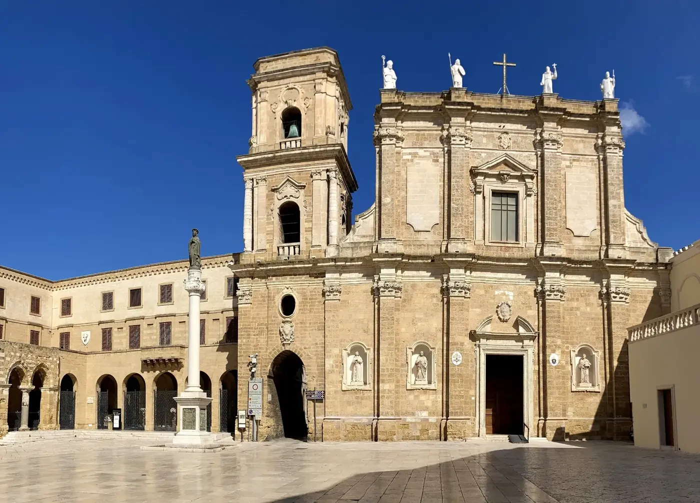 Brindisi cathedral and Piazza Duomo