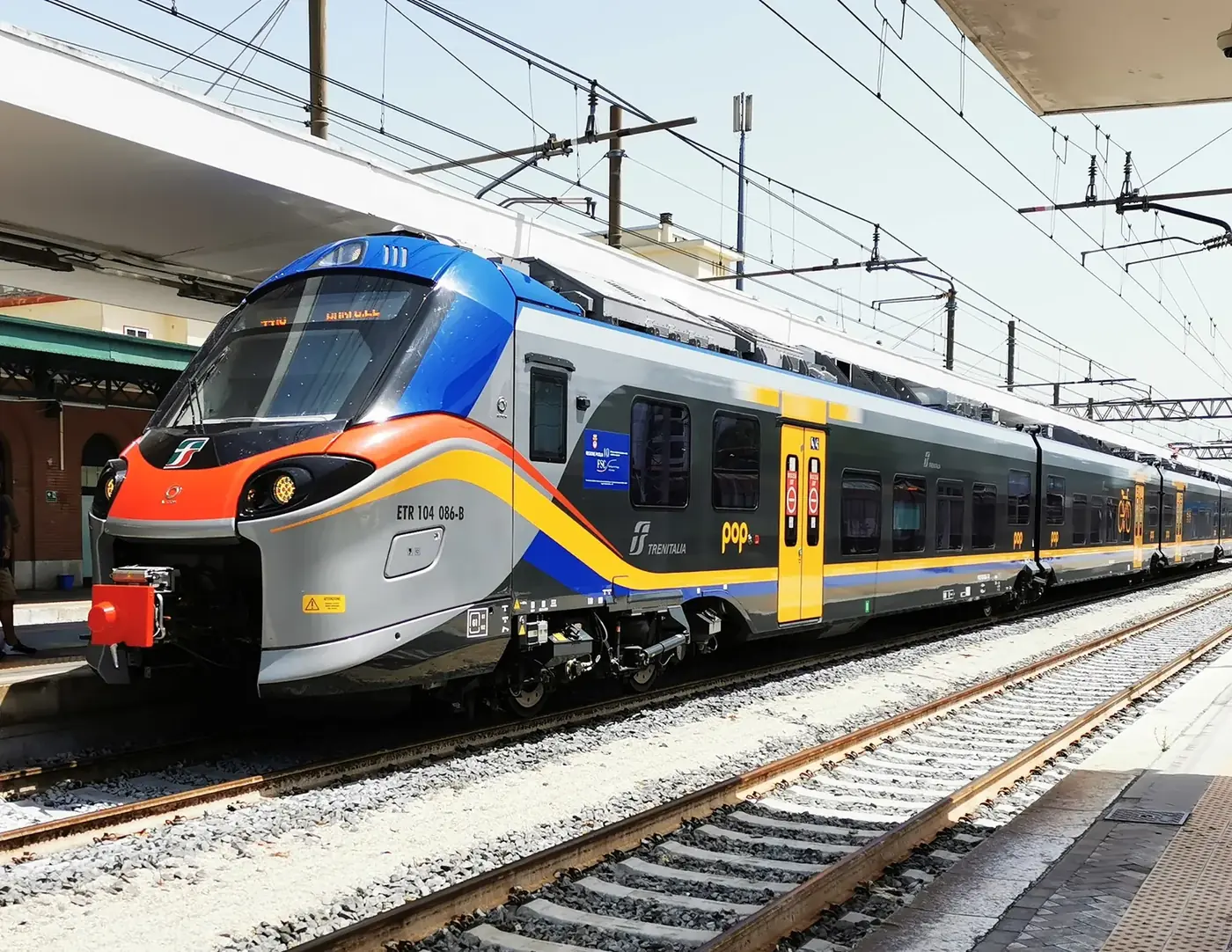 Regional train at Brindisi station