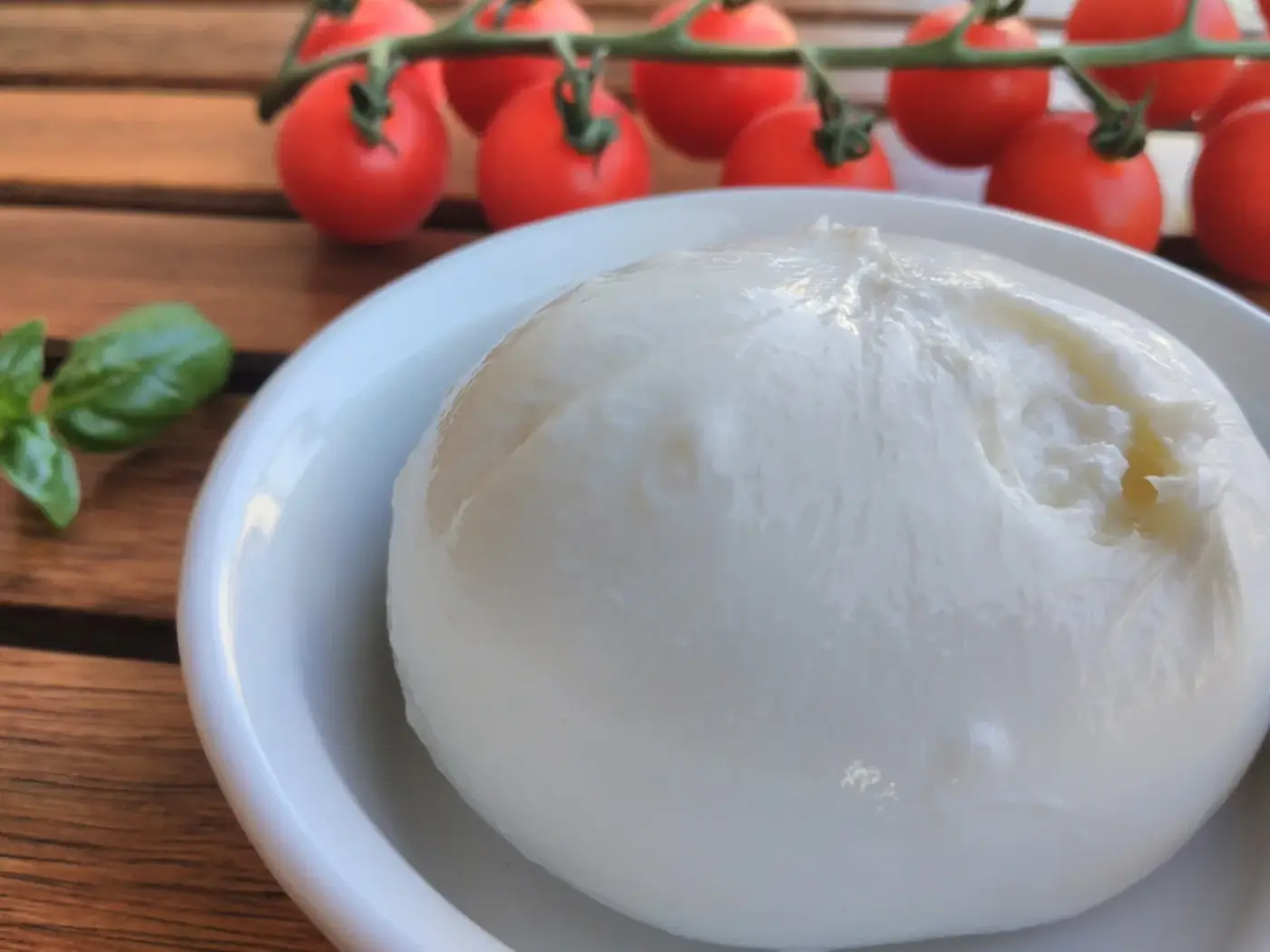Fresh burrata from Puglia