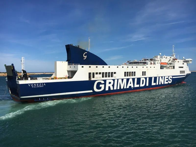 Ferry in the port of Brindisi