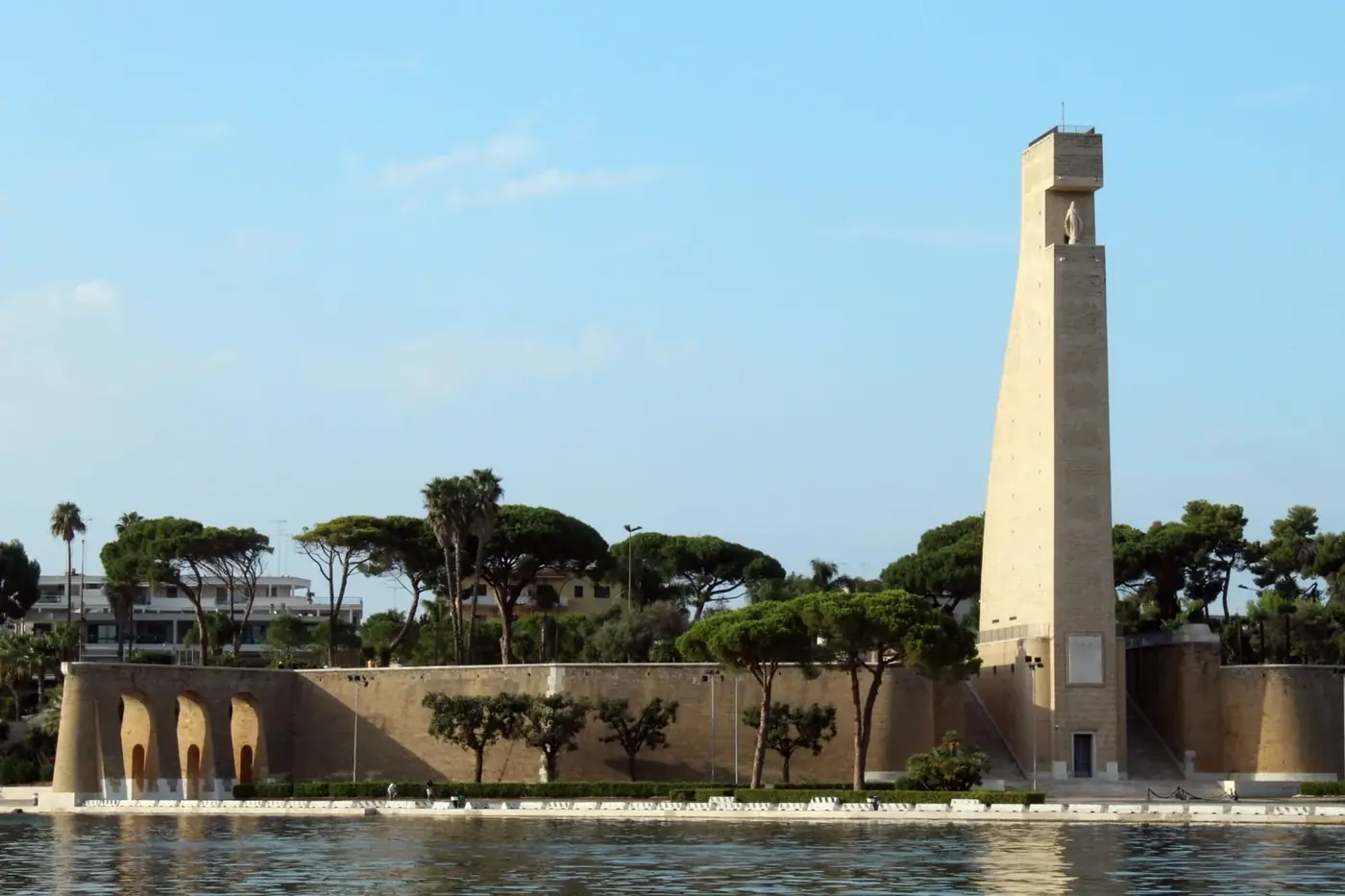 Monumento al Marinaio d'Italia in Brindisi on a sunny day